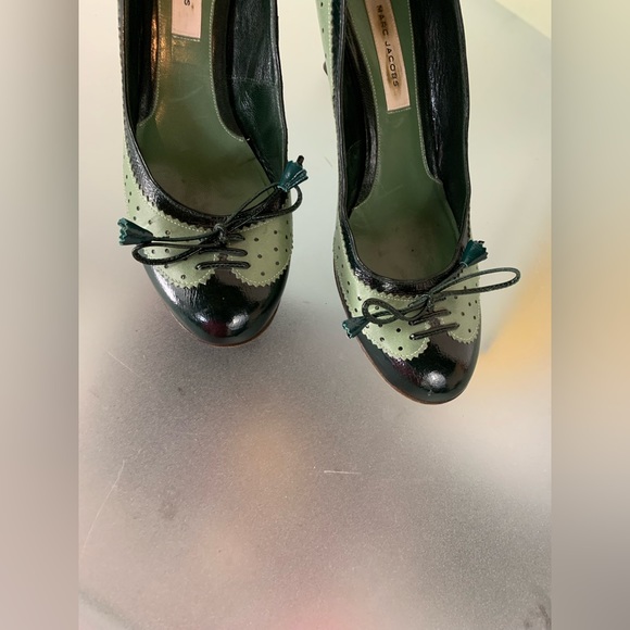Marc Jacobs two tone green oxford pump - Picture 9 of 9